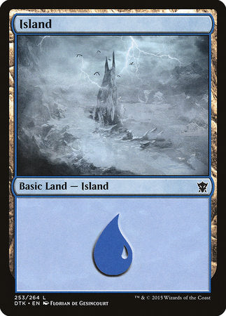 Island (253) [Dragons of Tarkir] | Cards and Coasters CA