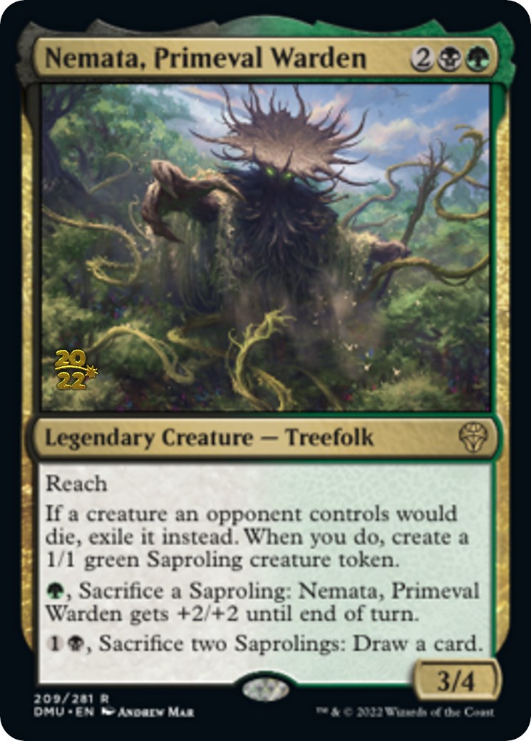 Nemata, Primeval Warden [Dominaria United Prerelease Promos] | Cards and Coasters CA