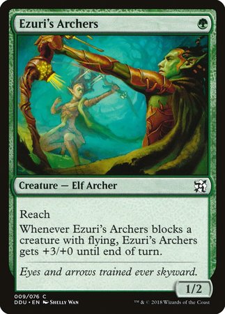 Ezuri's Archers [Duel Decks: Elves vs. Inventors] | Cards and Coasters CA