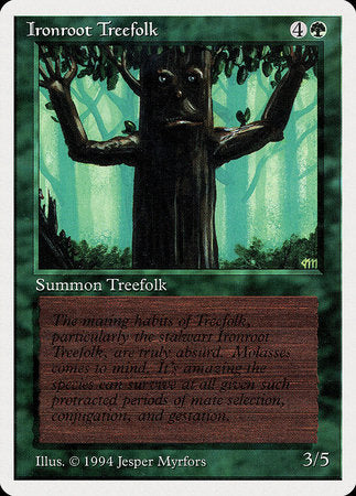 Ironroot Treefolk [Summer Magic / Edgar] | Cards and Coasters CA