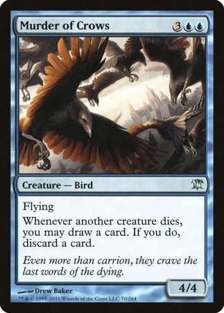 Murder of Crows [Innistrad] | Cards and Coasters CA