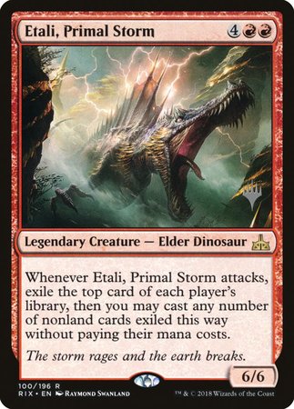 Etali, Primal Storm [Rivals of Ixalan Promos] | Cards and Coasters CA