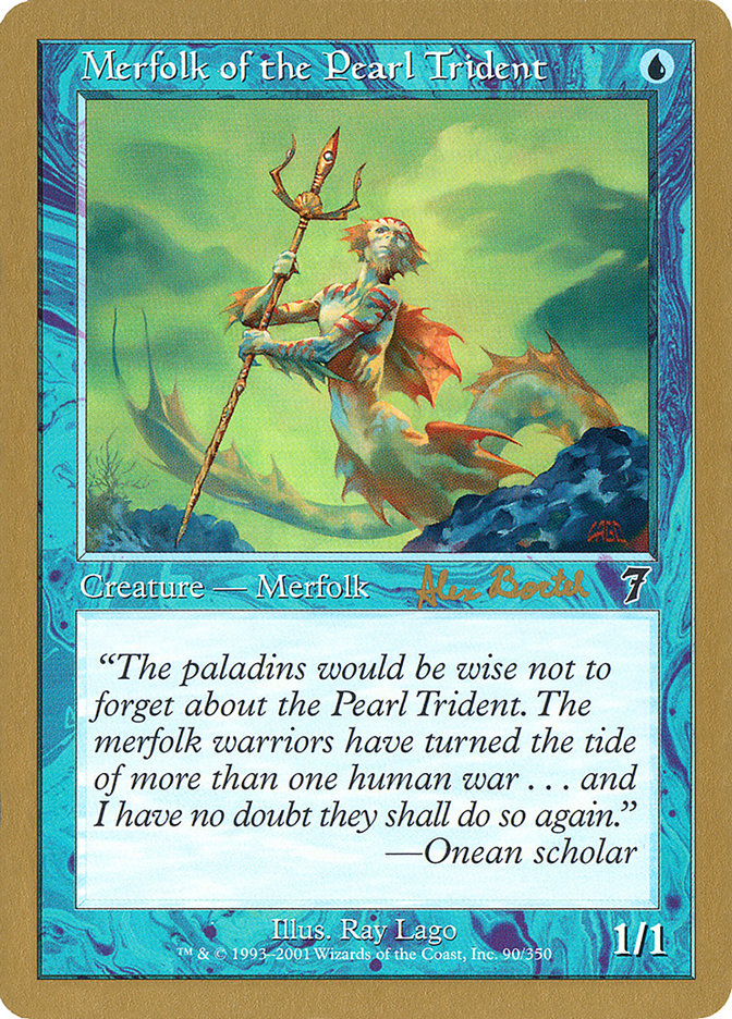 Merfolk of the Pearl Trident (Alex Borteh) [World Championship Decks 2001] | Cards and Coasters CA