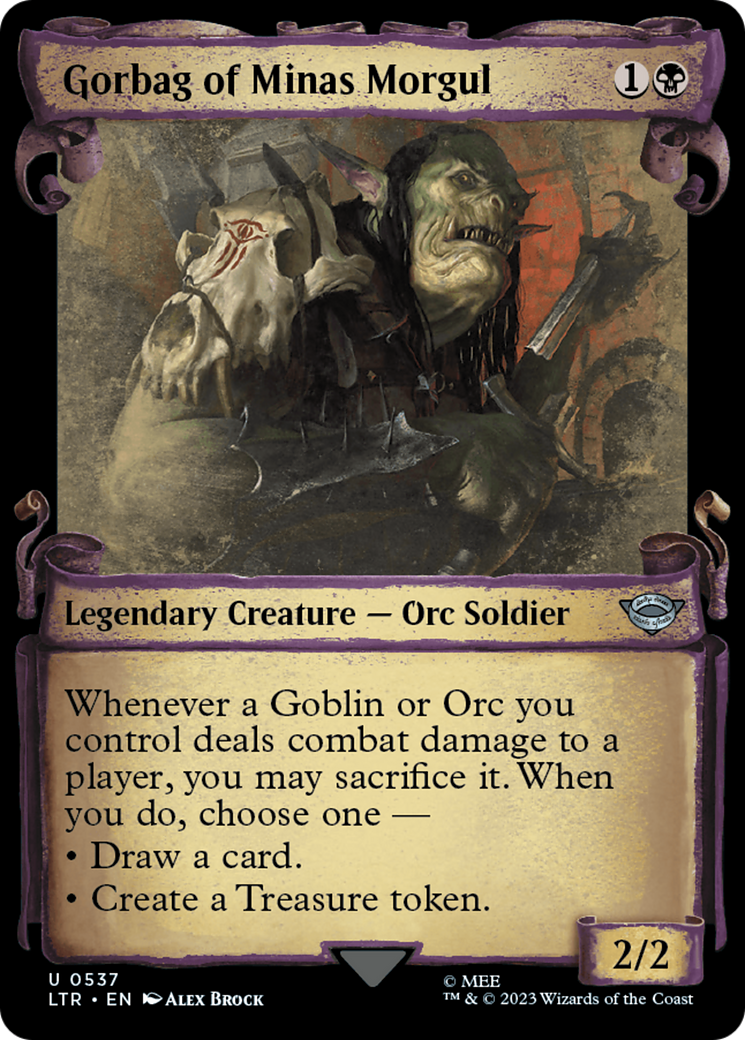 Gorbag of Minas Morgul [The Lord of the Rings: Tales of Middle-Earth Showcase Scrolls] | Cards and Coasters CA