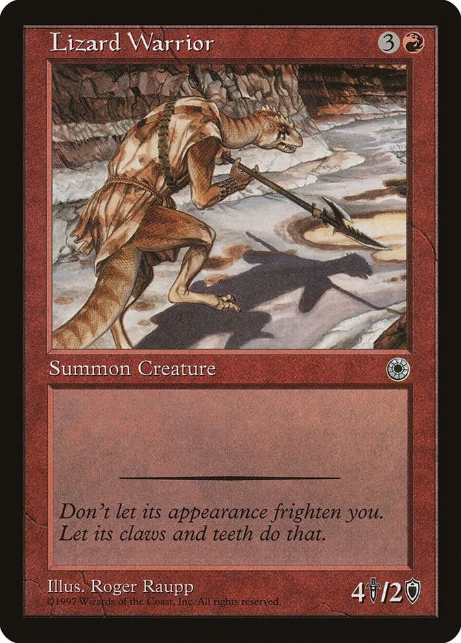 Lizard Warrior [Portal] | Cards and Coasters CA