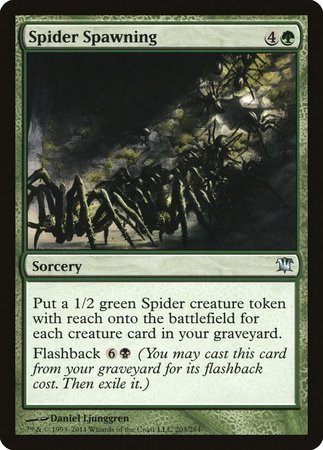 Spider Spawning [Innistrad] | Cards and Coasters CA