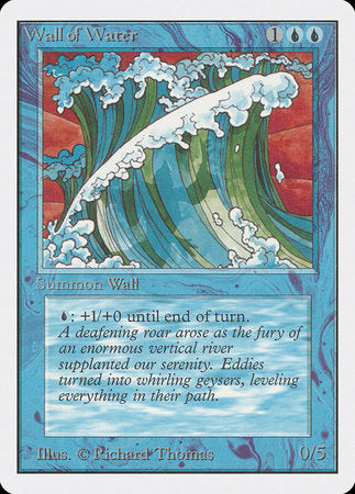 Wall of Water [Unlimited Edition] | Cards and Coasters CA