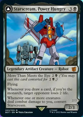 Starscream, Power Hungry // Starscream, Seeker Leader [Universes Beyond: Transformers] | Cards and Coasters CA