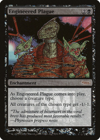 Engineered Plague [Friday Night Magic 2007] | Cards and Coasters CA
