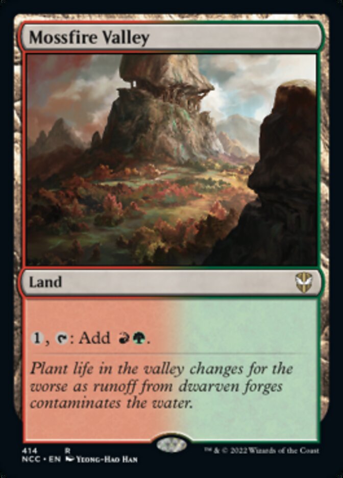 Mossfire Valley [Streets of New Capenna Commander] | Cards and Coasters CA