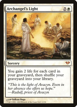 Archangel's Light [Dark Ascension] | Cards and Coasters CA