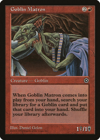 Goblin Matron [Portal Second Age] | Cards and Coasters CA