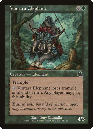 Vintara Elephant [Prophecy] | Cards and Coasters CA