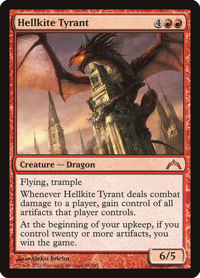 Hellkite Tyrant [Gatecrash] | Cards and Coasters CA