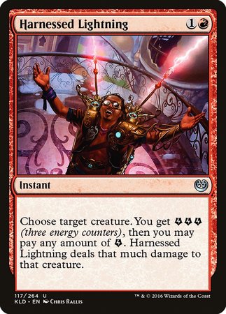 Harnessed Lightning [Kaladesh] | Cards and Coasters CA