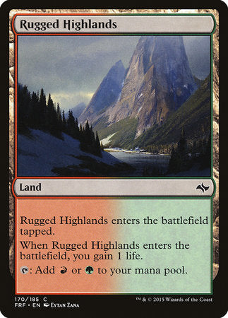Rugged Highlands [Fate Reforged] | Cards and Coasters CA