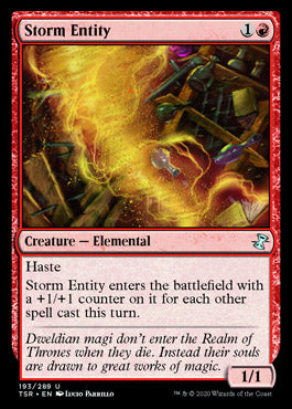 Storm Entity [Time Spiral Remastered] | Cards and Coasters CA