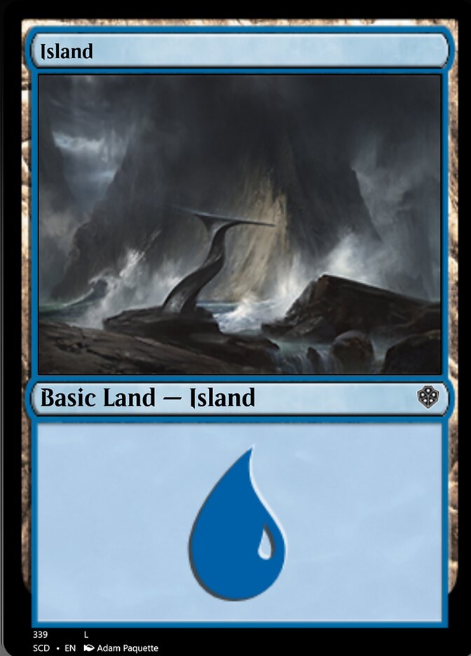 Island (339) [Starter Commander Decks] | Cards and Coasters CA