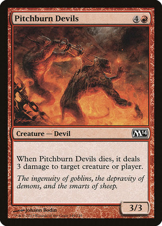 Pitchburn Devils [Magic 2014] | Cards and Coasters CA