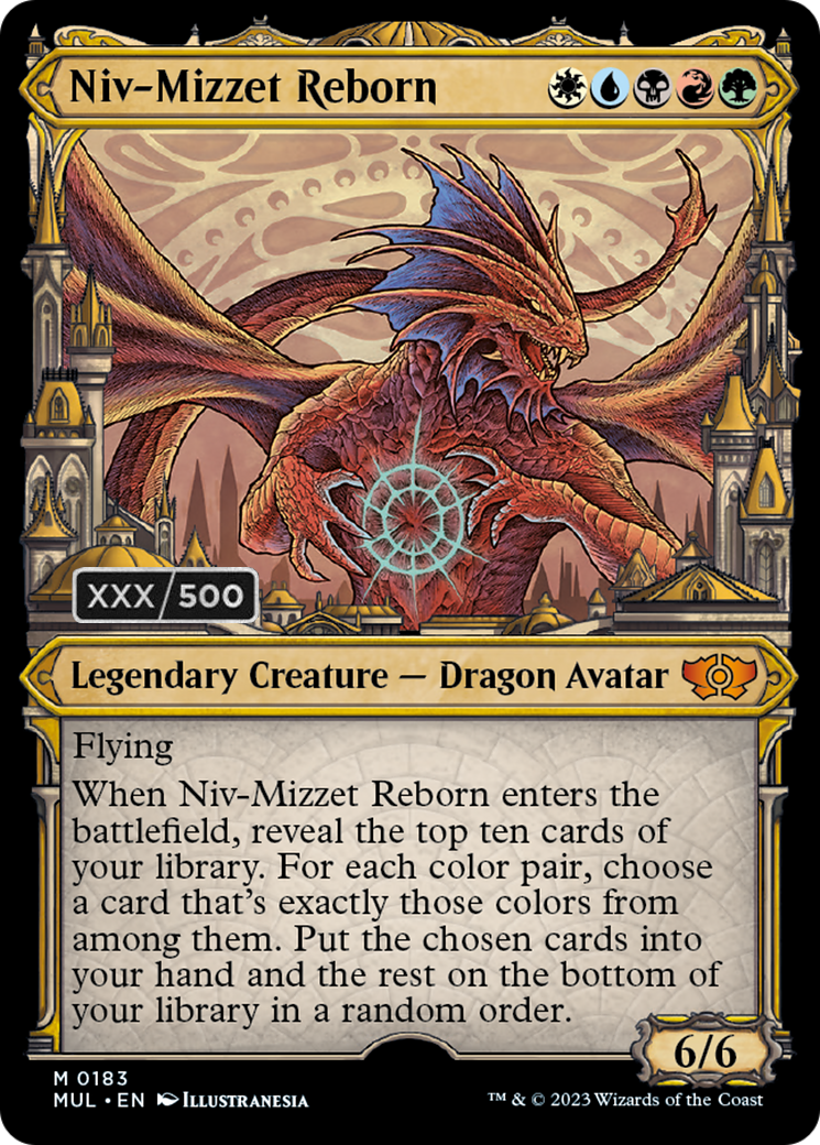 Niv-Mizzet Reborn (Serialized) [Multiverse Legends] | Cards and Coasters CA