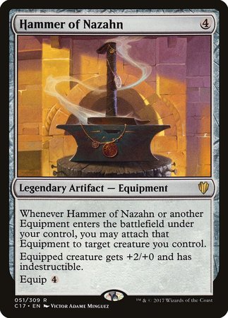 Hammer of Nazahn [Commander 2017] | Cards and Coasters CA