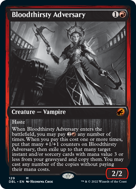 Bloodthirsty Adversary [Innistrad: Double Feature] | Cards and Coasters CA