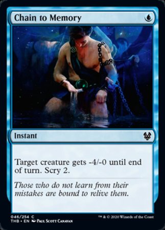 Chain to Memory [Theros Beyond Death] | Cards and Coasters CA