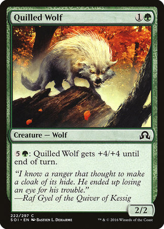 Quilled Wolf [Shadows over Innistrad] | Cards and Coasters CA