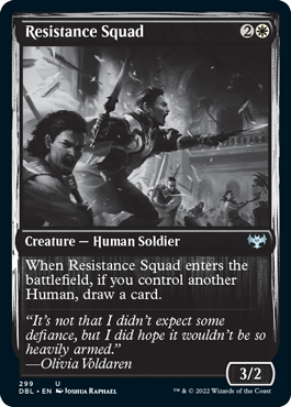 Resistance Squad [Innistrad: Double Feature] | Cards and Coasters CA