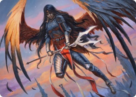 Liesa, Forgotten Archangel Art Card [Innistrad: Midnight Hunt Art Series] | Cards and Coasters CA