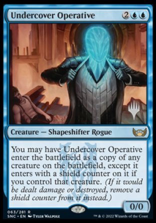 Undercover Operative (Promo Pack) [Streets of New Capenna Promos] | Cards and Coasters CA