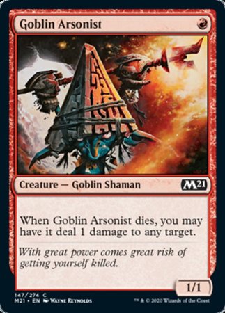 Goblin Arsonist [Core Set 2021] | Cards and Coasters CA