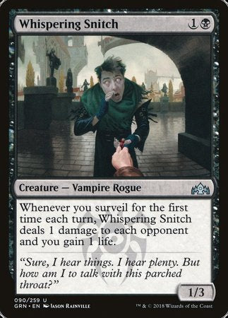 Whispering Snitch [Guilds of Ravnica] | Cards and Coasters CA