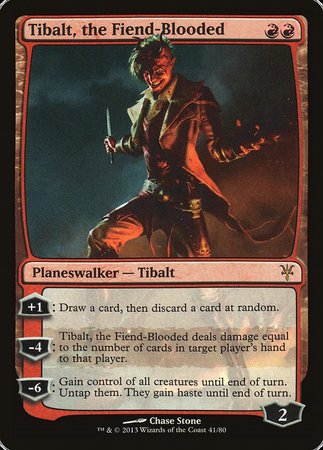 Tibalt, the Fiend-Blooded [Duel Decks: Sorin vs. Tibalt] | Cards and Coasters CA