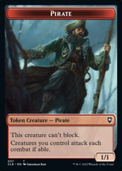 Pirate // Goblin Double-sided Token [Commander Legends: Battle for Baldur's Gate Tokens] | Cards and Coasters CA