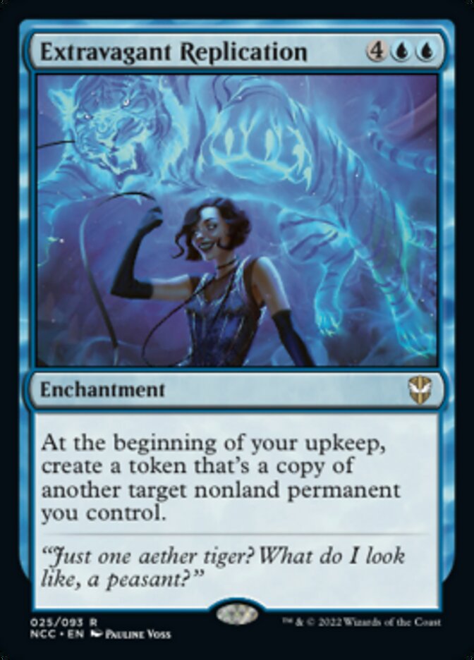 Extravagant Replication [Streets of New Capenna Commander] | Cards and Coasters CA