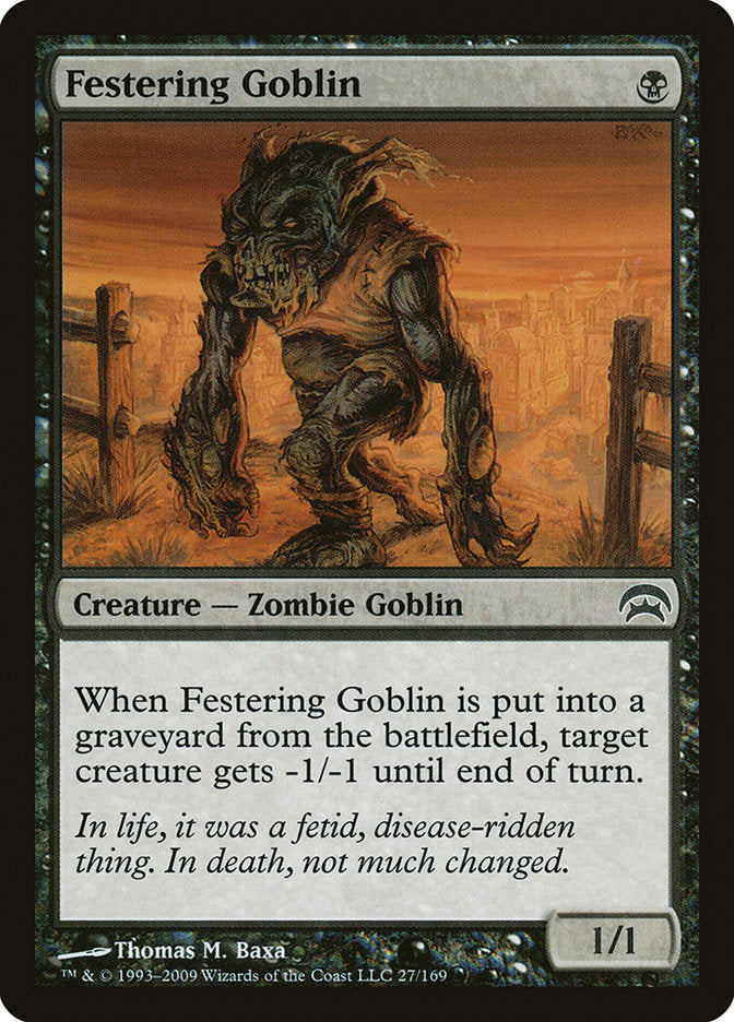 Festering Goblin [Planechase] | Cards and Coasters CA