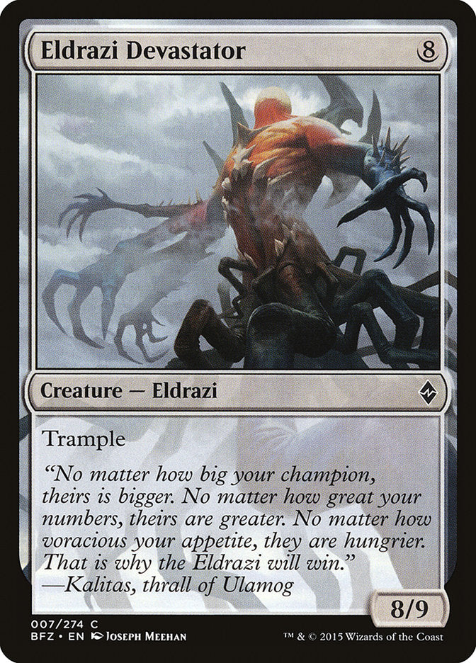 Eldrazi Devastator [Battle for Zendikar] | Cards and Coasters CA