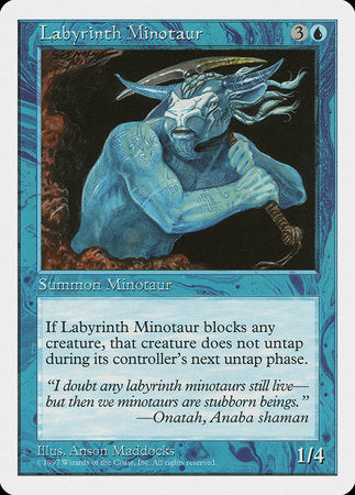 Labyrinth Minotaur [Fifth Edition] | Cards and Coasters CA