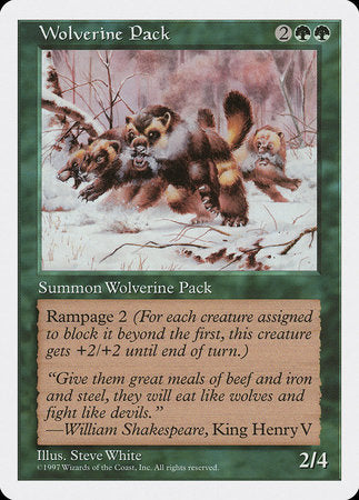 Wolverine Pack [Fifth Edition] | Cards and Coasters CA