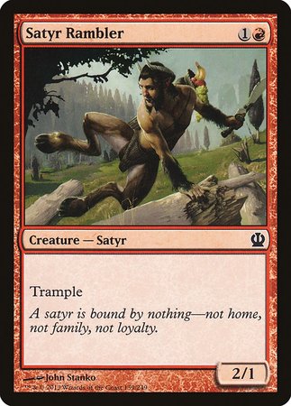 Satyr Rambler [Theros] | Cards and Coasters CA