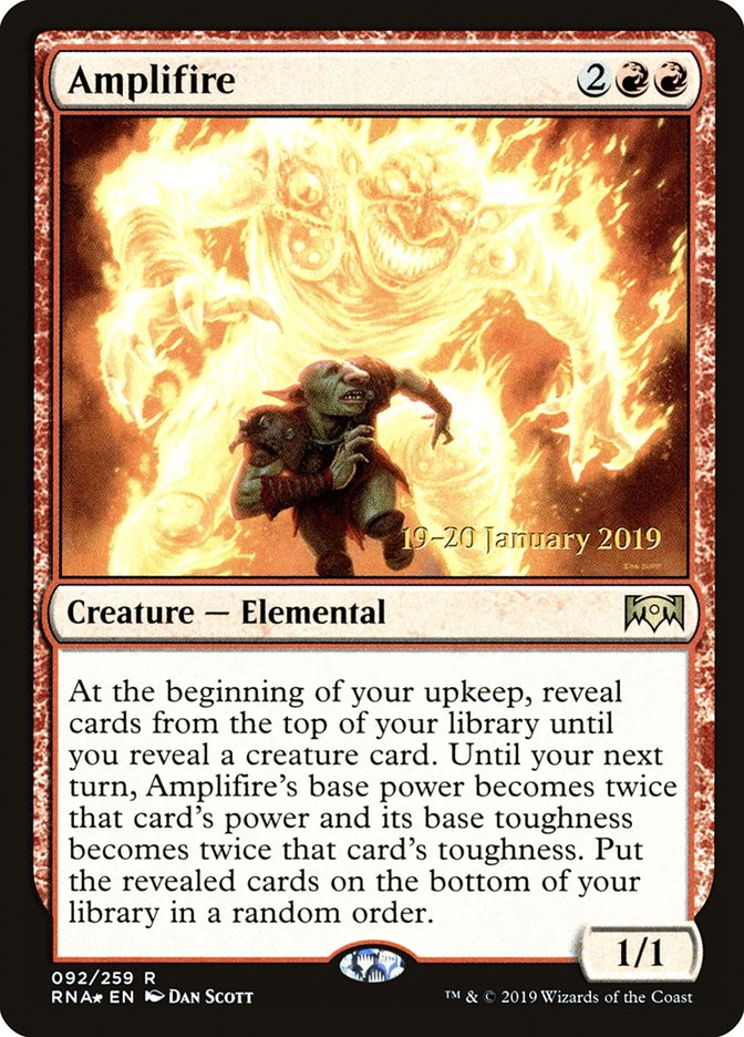 Amplifire [Ravnica Allegiance Prerelease Promos] | Cards and Coasters CA