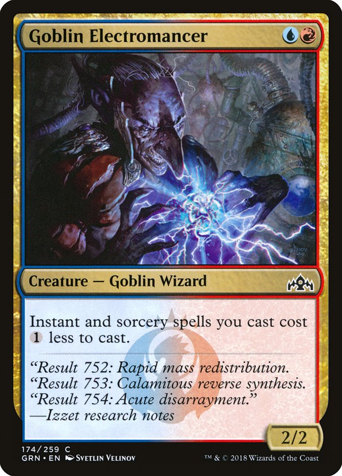 Goblin Electromancer [Guilds of Ravnica] | Cards and Coasters CA
