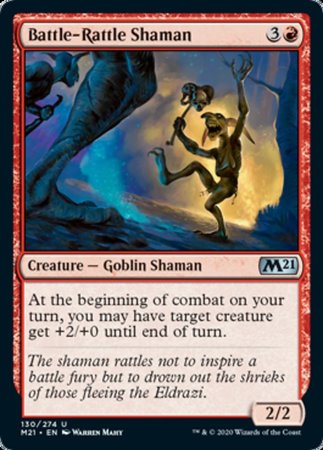 Battle-Rattle Shaman [Core Set 2021] | Cards and Coasters CA