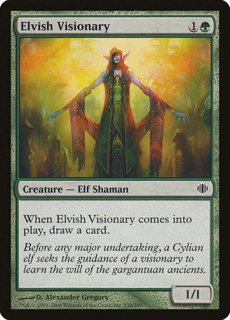 Elvish Visionary [Shards of Alara] | Cards and Coasters CA