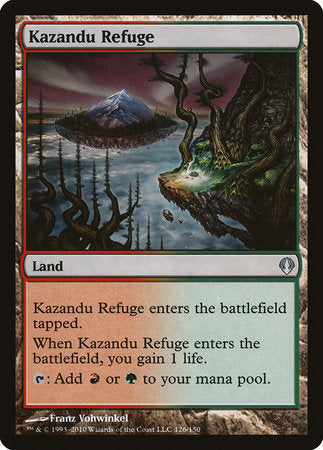 Kazandu Refuge [Archenemy] | Cards and Coasters CA