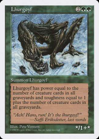 Lhurgoyf [Fifth Edition] | Cards and Coasters CA