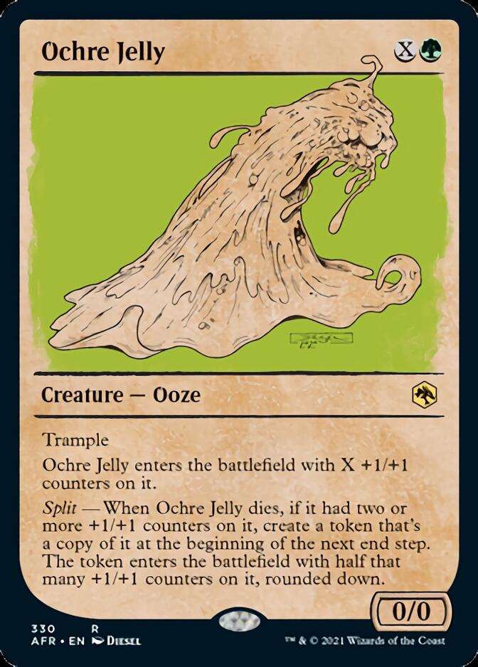 Ochre Jelly (Showcase) [Dungeons & Dragons: Adventures in the Forgotten Realms] | Cards and Coasters CA