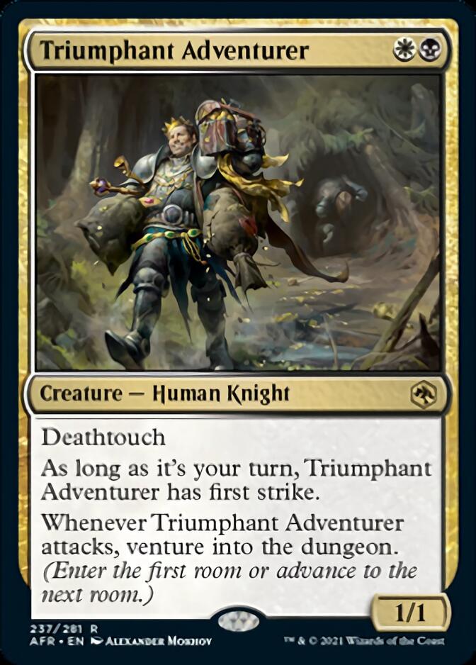 Triumphant Adventurer [Dungeons & Dragons: Adventures in the Forgotten Realms] | Cards and Coasters CA