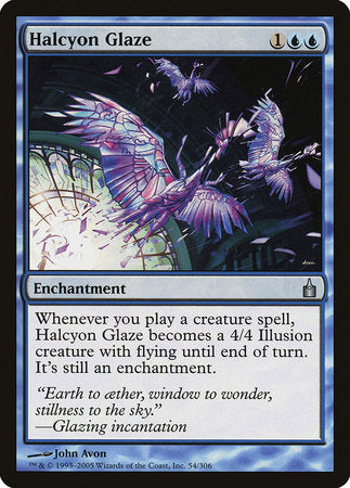 Halcyon Glaze [Ravnica: City of Guilds] | Cards and Coasters CA